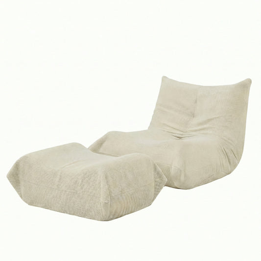 Canapé paresseux et repose-pieds