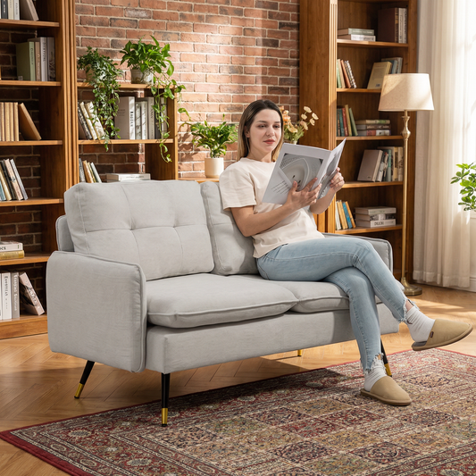 Canapé de salon moderne 2 places