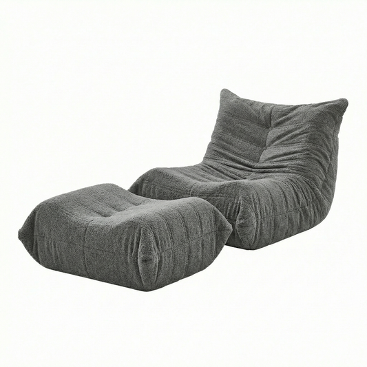 Canapé paresseux et repose-pieds