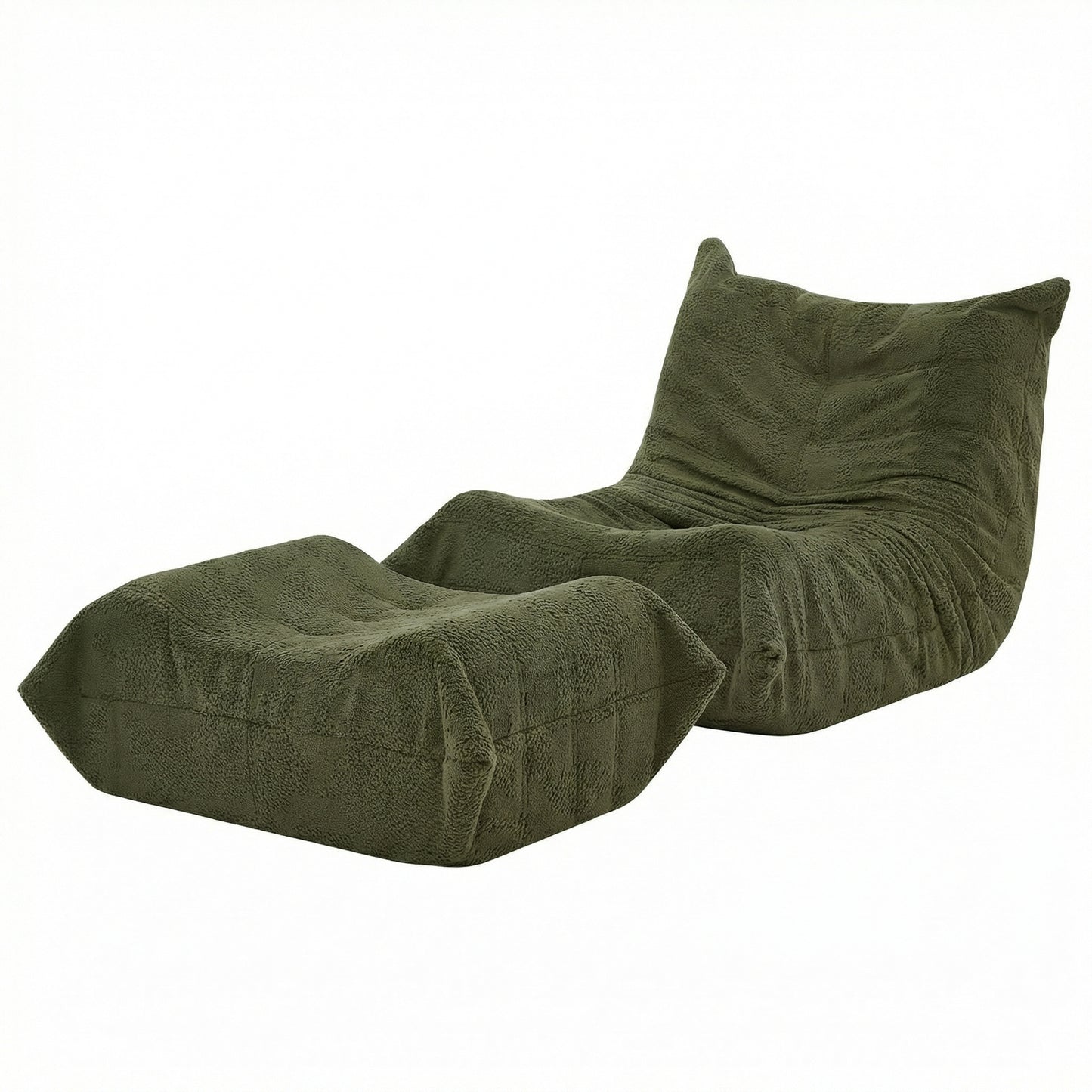 Canapé paresseux et repose-pieds